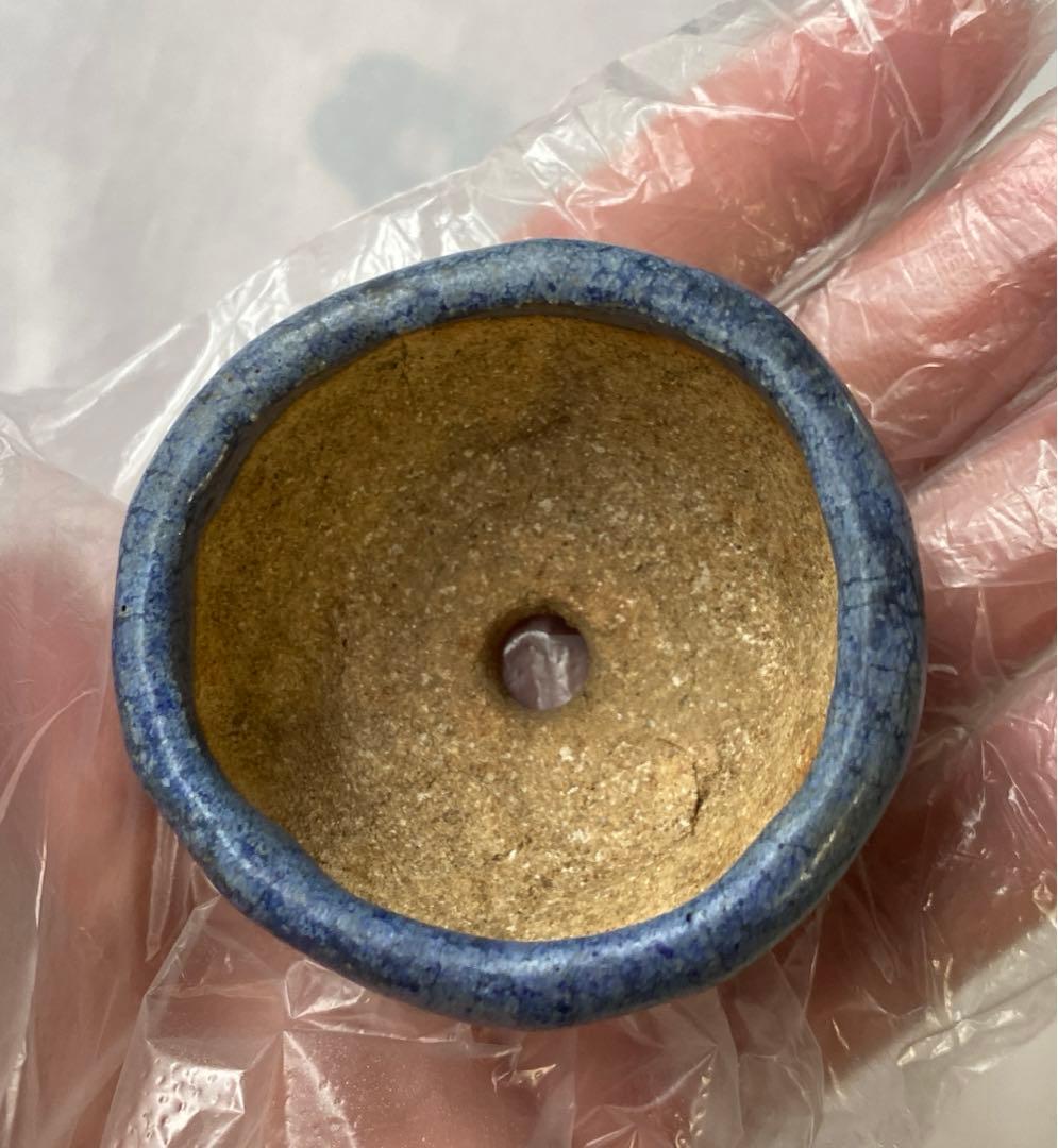 東福寺　小品　盆栽鉢　(1)と(2)の2個セット　　(A3・A4) 豆鉢