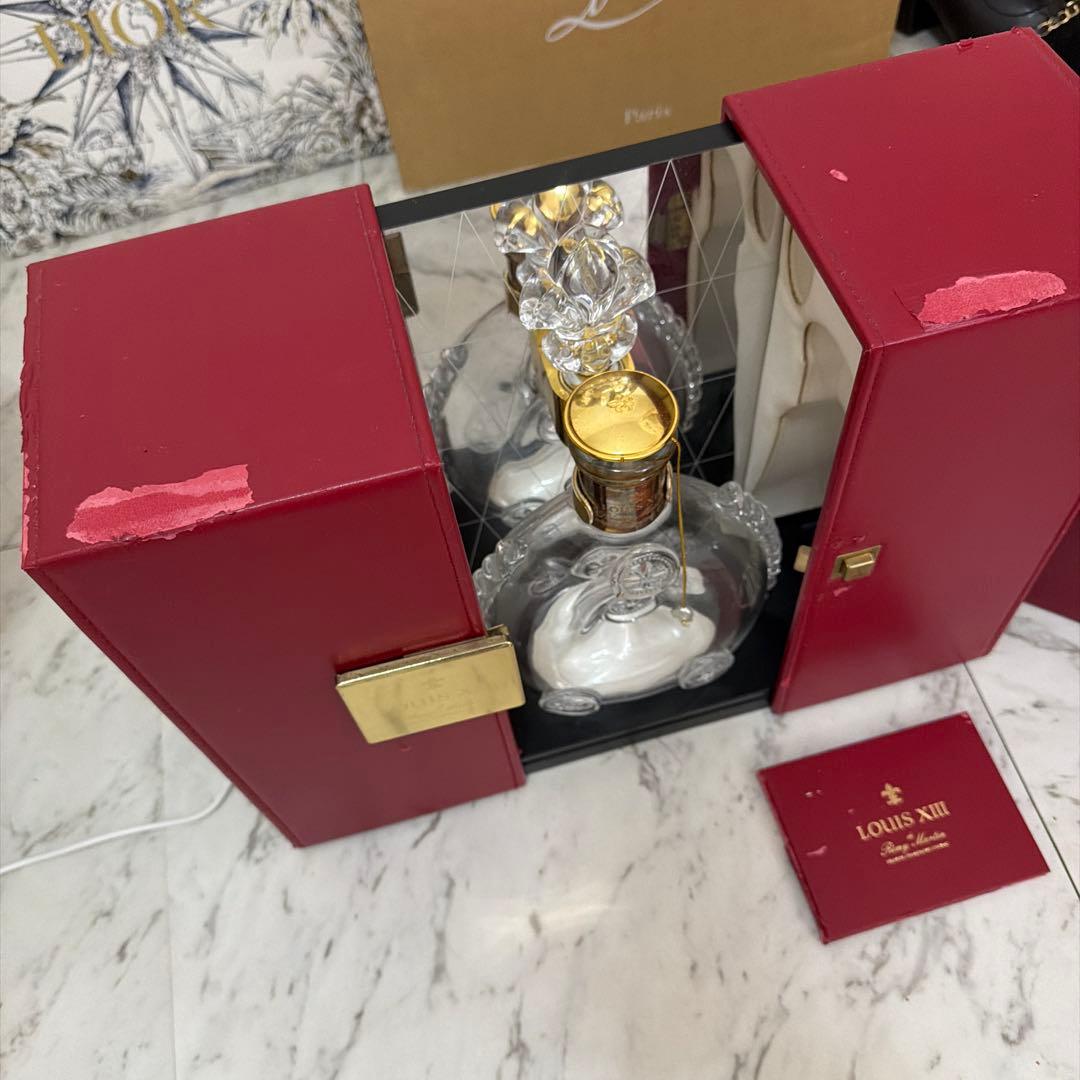 希少✨レミーマルタン ルイ13世 空瓶 バカラ クリスタルボトル 観音開き