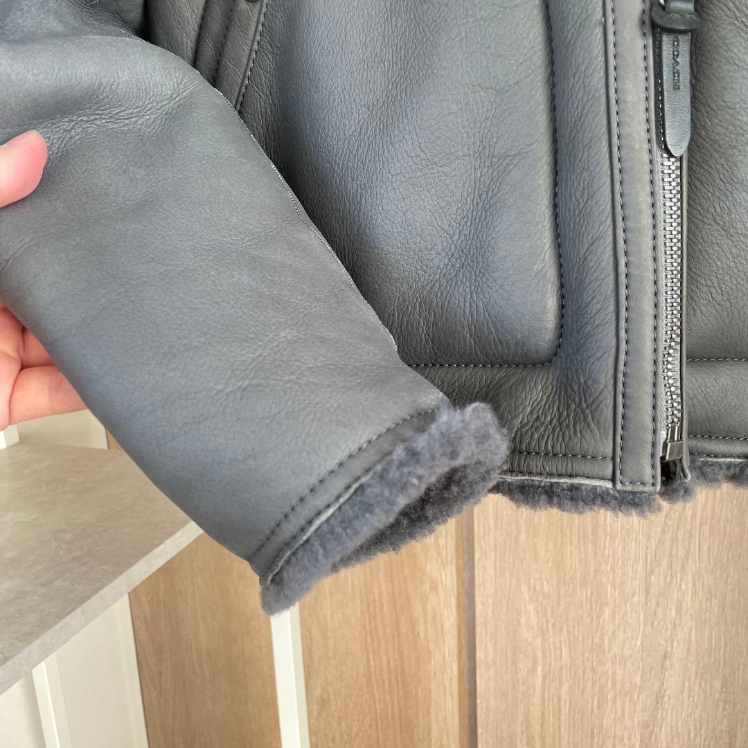 COACH コーチ　リバーシブル　レザージャケット　ボアジャケット　アウター