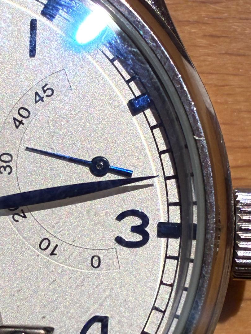 新品同様PARNIS 自動巻　パワーリザーブ　レトログラードカレンダー