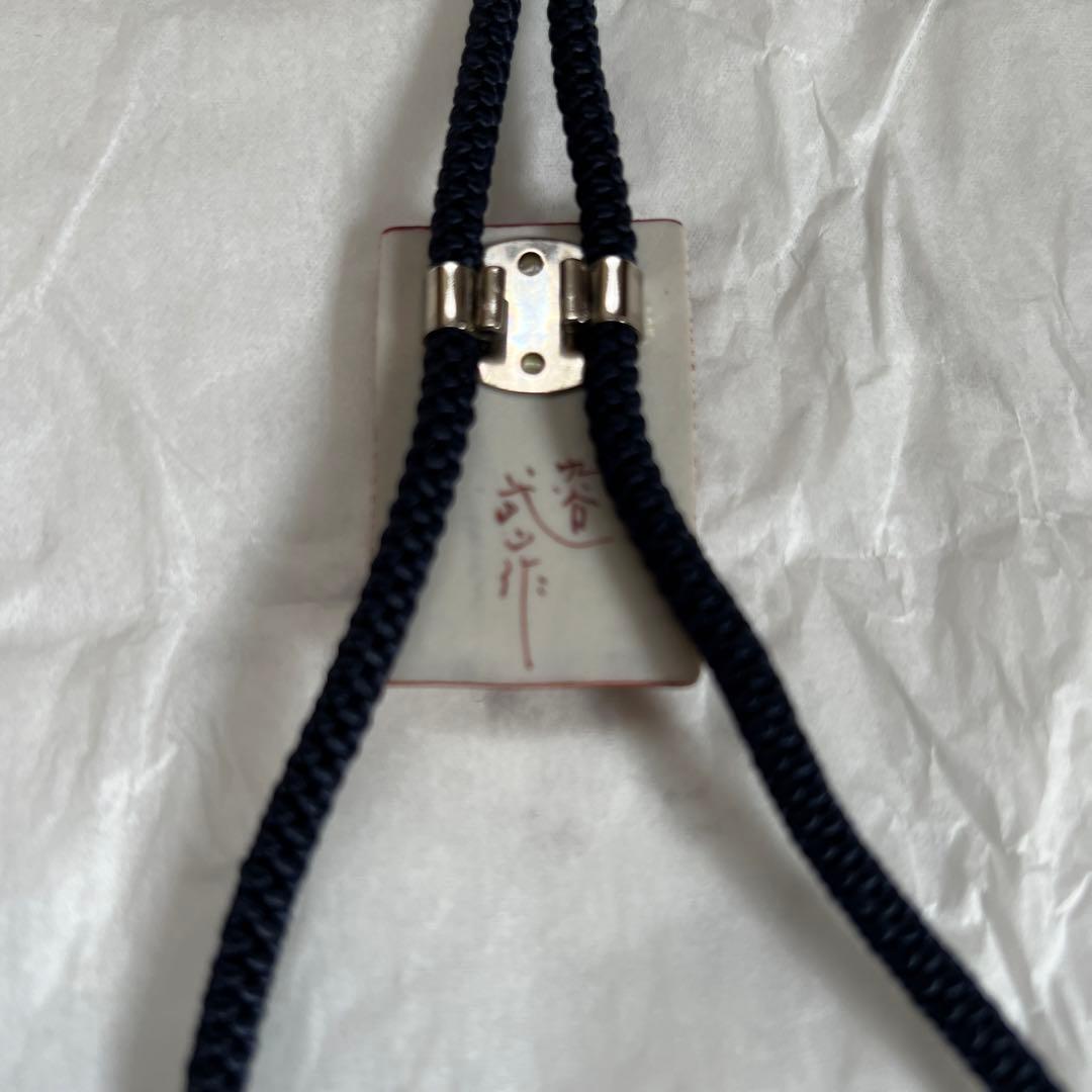 九谷焼　名工　福島武山作　赤網手　棒タイ　共箱　共布　栞