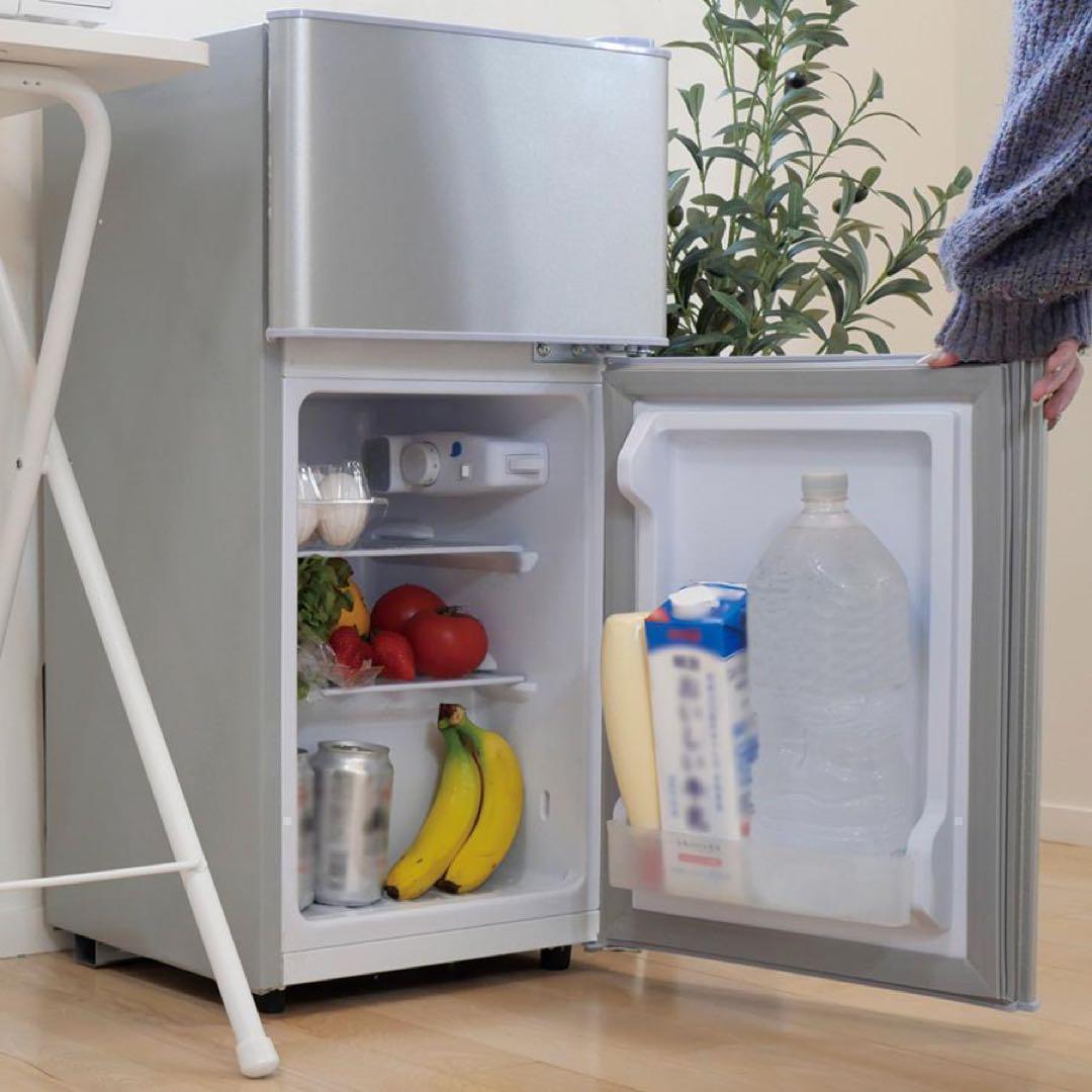 み*む様 中古美品 冷蔵庫 一人暮らし冷凍冷蔵庫 60L　ブラック