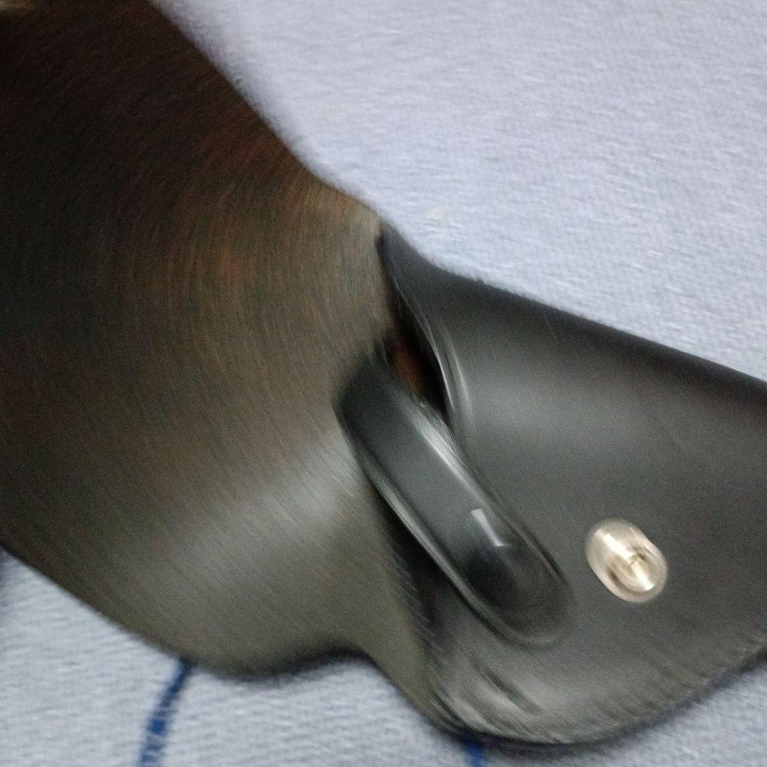 ニューナンブ黒 レザー フラップ付きホルスター　本革　黒