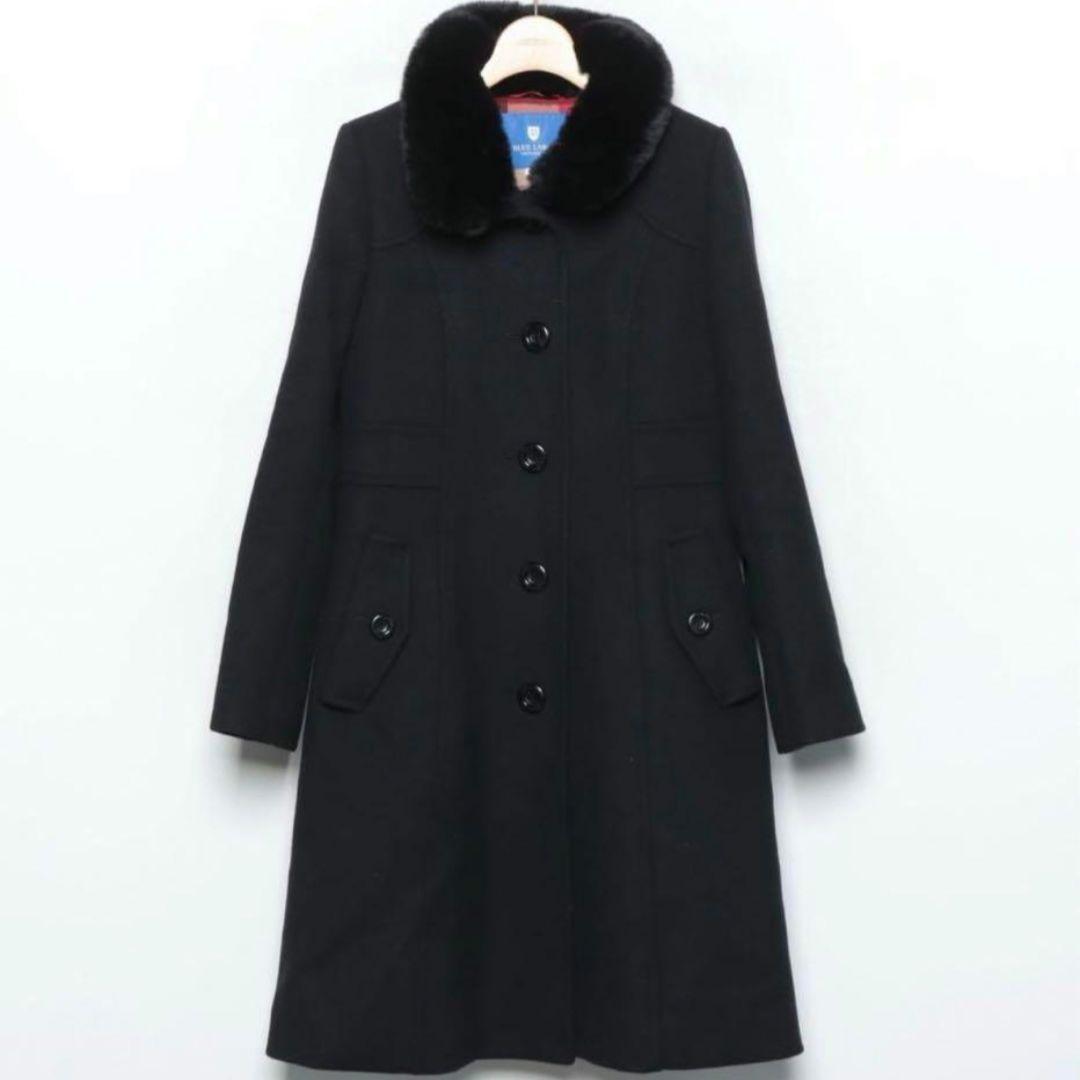 新品BURBERRY BLUE LABEL ファー付きチェスターコート 40