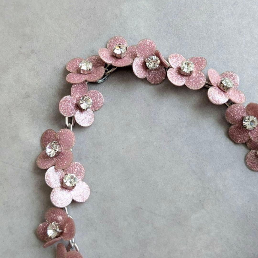 ANTEPRIMA フラワーモチーフ ミニハンドバッグ ワイヤーバッグ ピンク