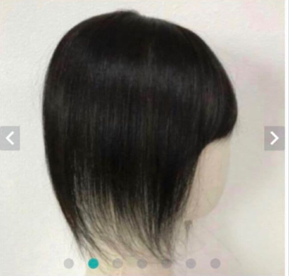 百合子ウィッグ ダークブラック ショートボブ