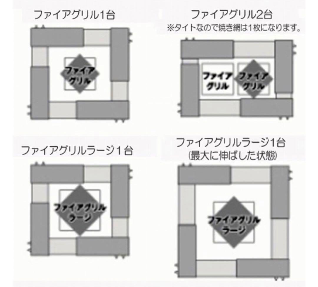 さっちゃん専用　廃盤品　ユニフレーム　いろり　エクステンション　囲炉裏テーブル