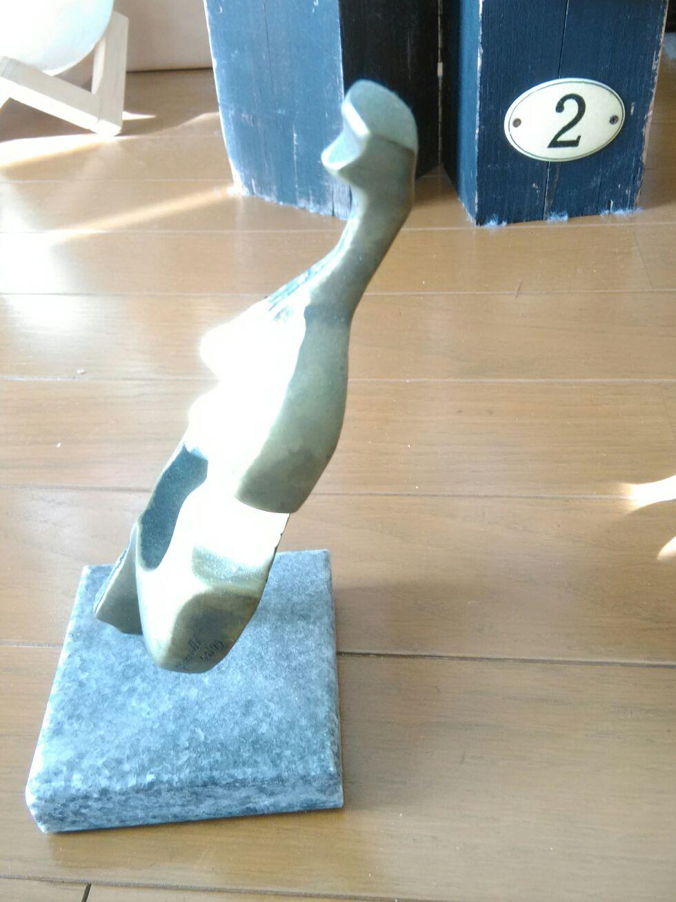 Jazz アートオブジェ　ブルーノート　ウッドベース