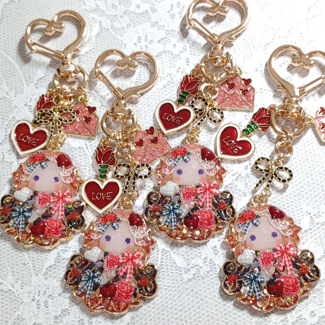 ♡プリンセス♡ハイヒール　アリス&うさぎ　他レジンキーホルダー　計20点