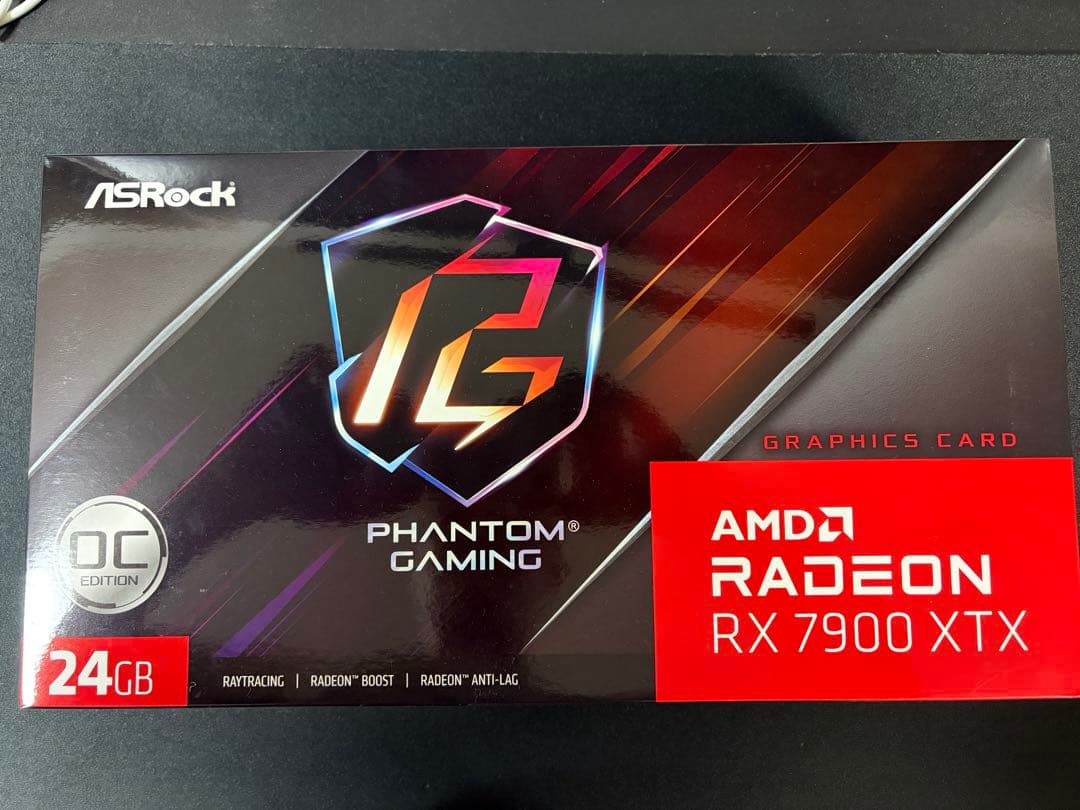 グラフィックボード・グラボ・ビデオカード ASRock Radeon RX 7900 XTX Phantom Gaming