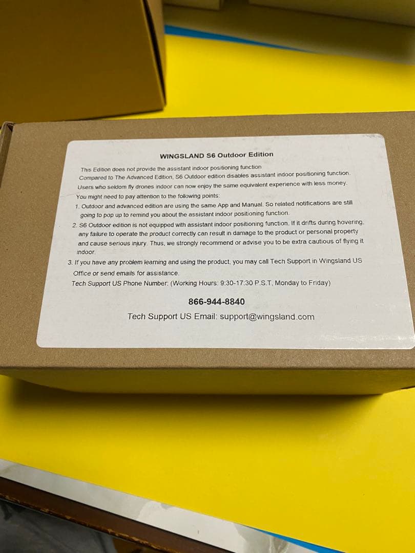 【新品 未開封】WINGSLAND S6 4K ドローン