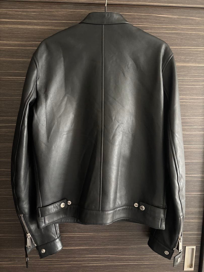 タケサン専用ディースクエアード2 シングルライダースジャケット ブラック