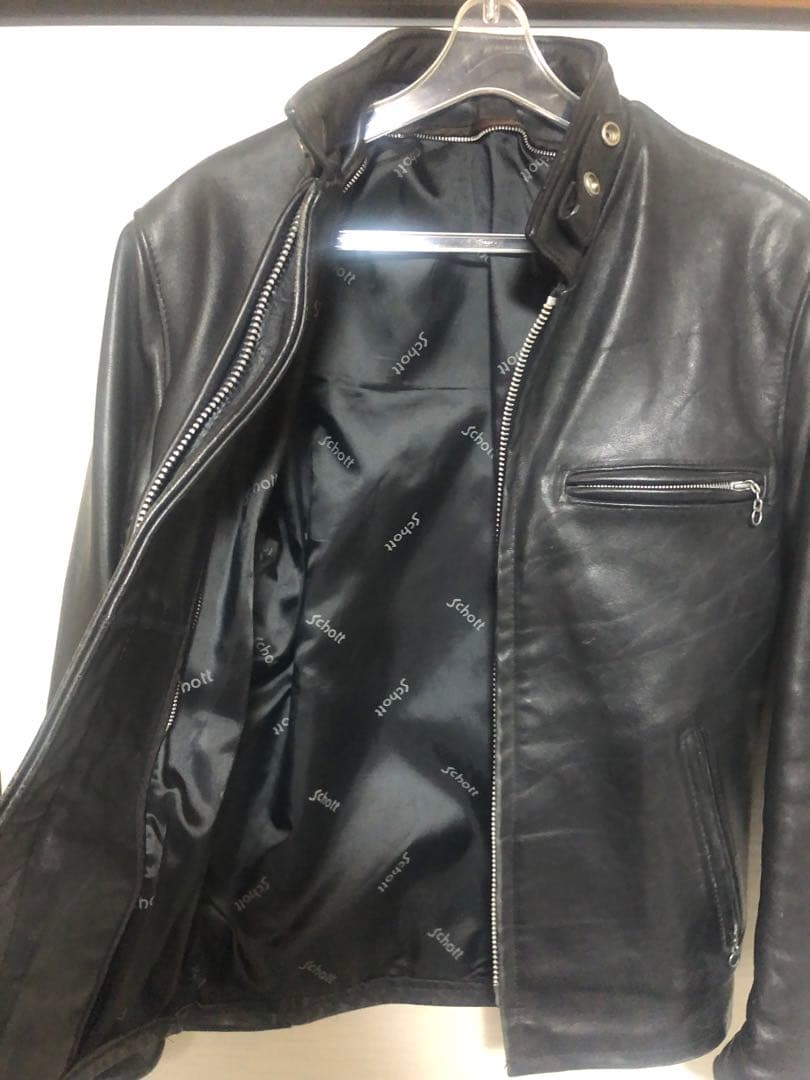 Schott ショット レザージャケット36 ライダースジャケット　641