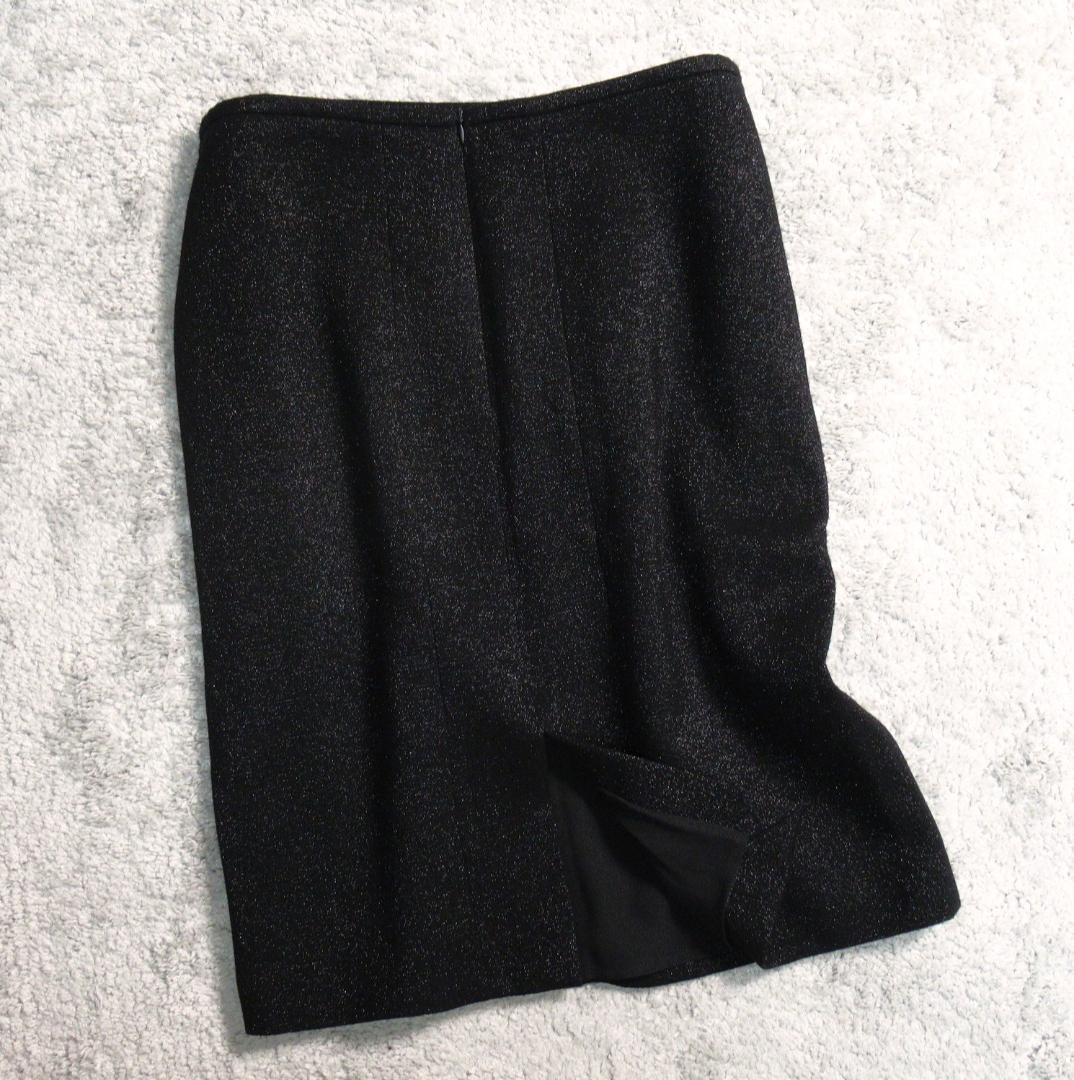 未使用 アルマーニ ラメ デザイン スカート 大きいサイズ 48