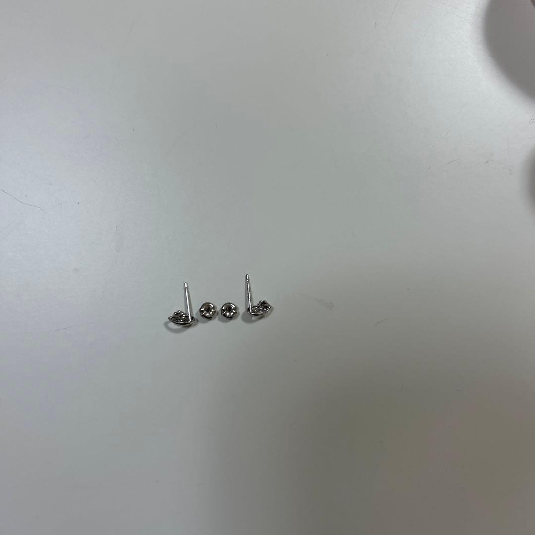 クレージュ　プラチナピアス