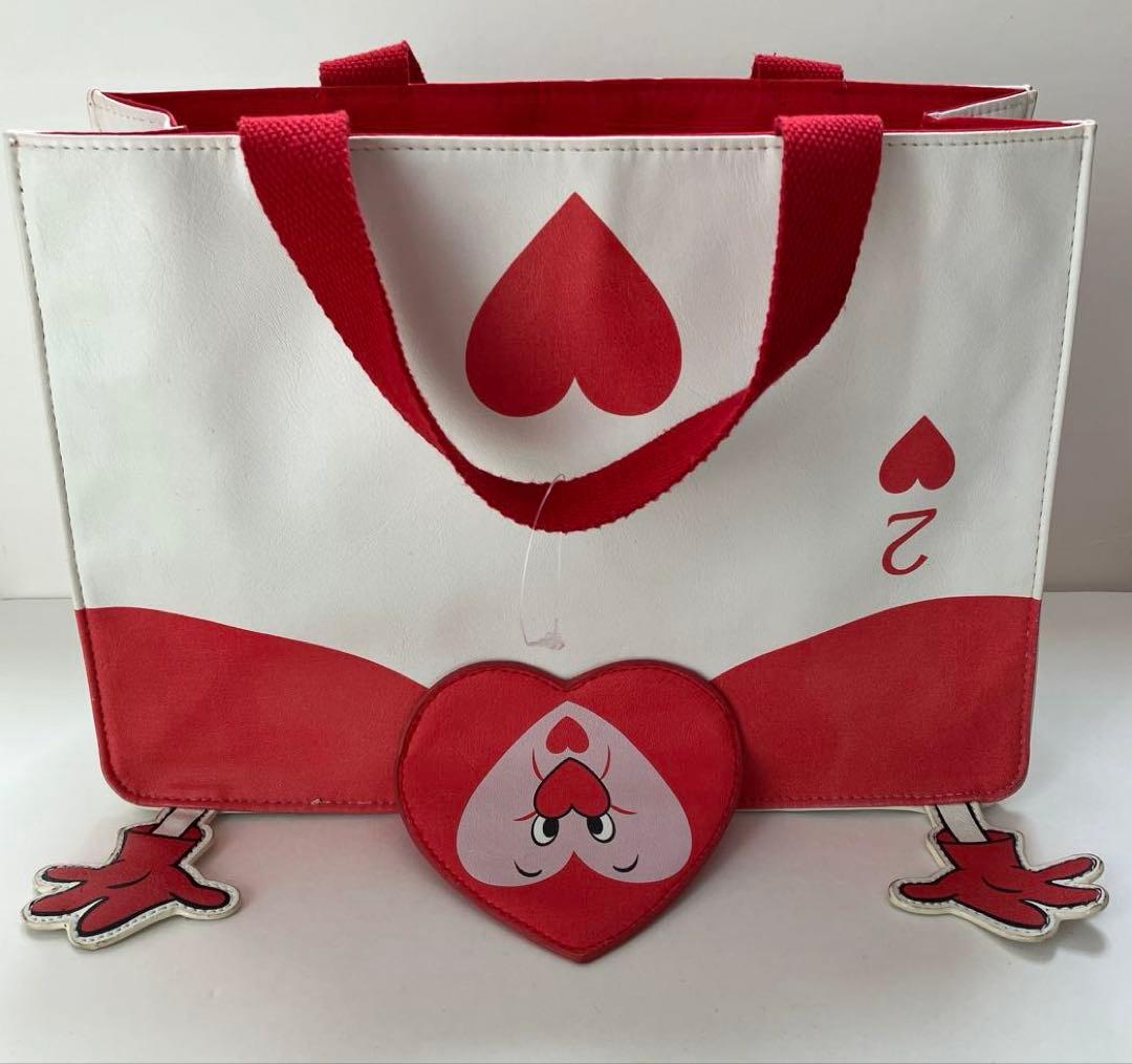 不思議の国のアリス トランプ兵 バッグ ハンドバッグ ランチバック レトロ