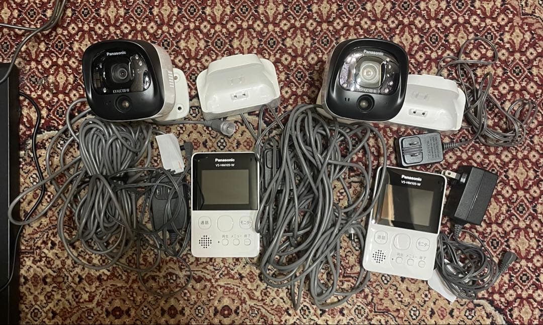 Panasonic モニタ＋カメラ VS-HM105-W KX-HJC100-W