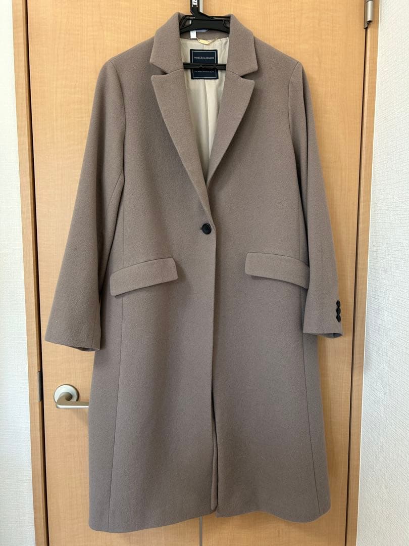 【SHIPS】ブラウン チェスターコート　38 Mサイズ