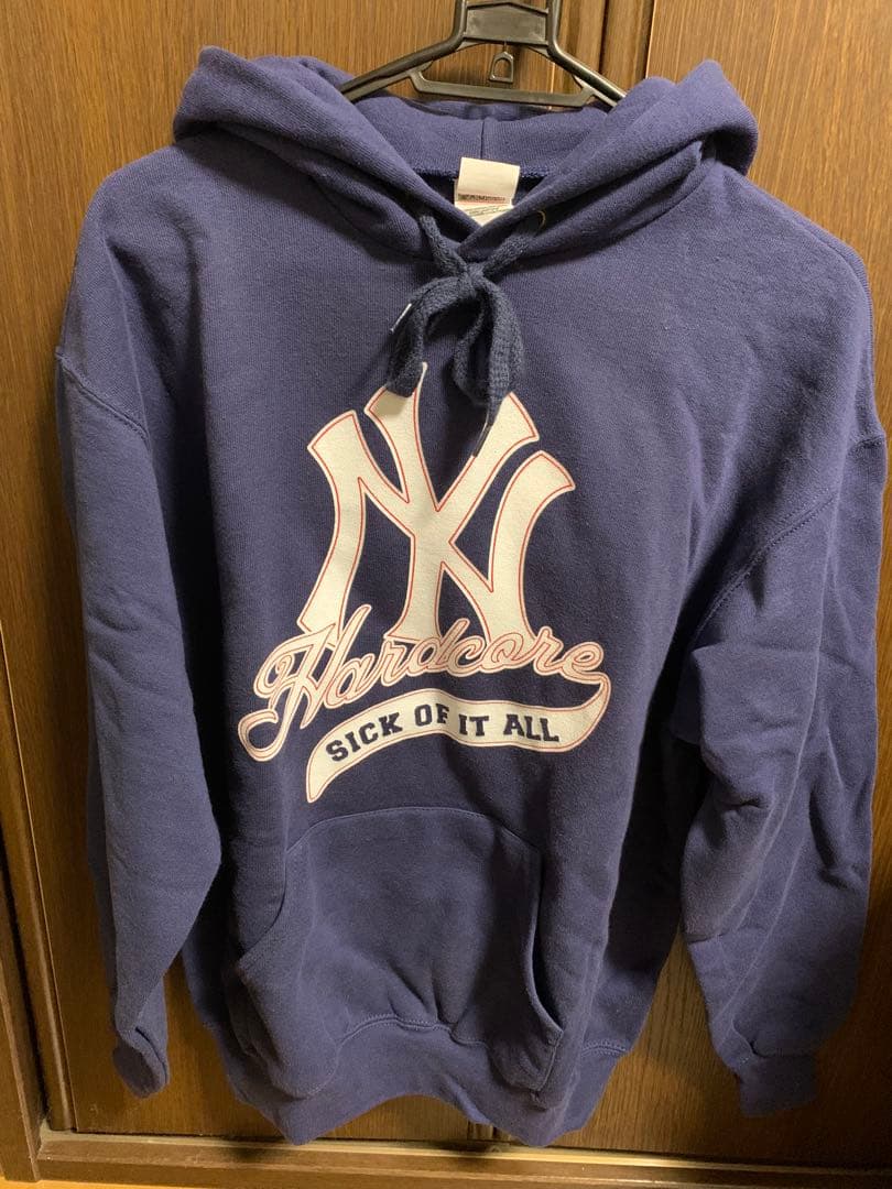 SICK OF IT ALL ネイビー プルオーバー