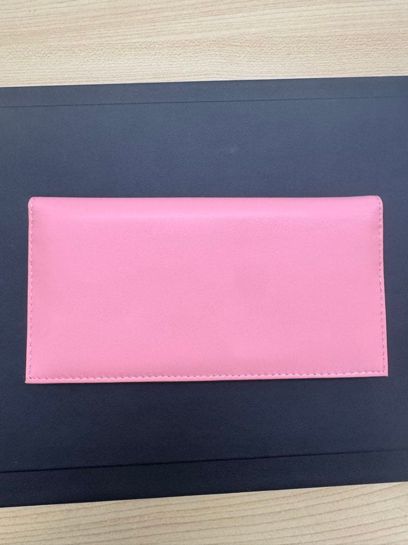 新品　未使用　皇居　ピンク 長財布 菊の御紋