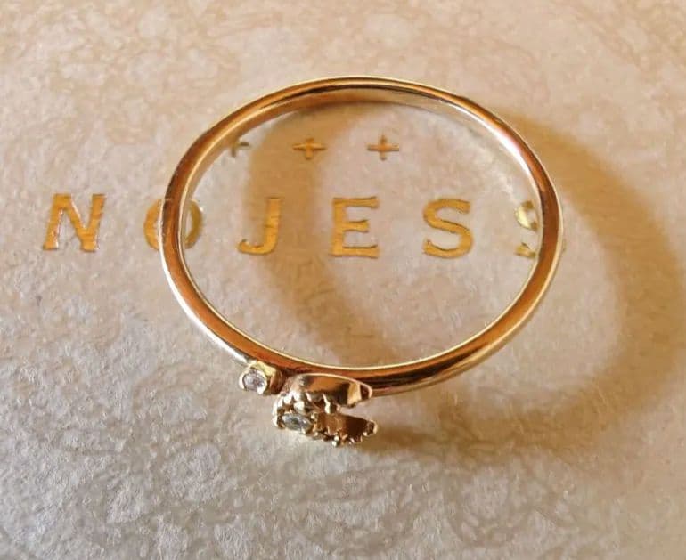 Nojess k10 三日月リング