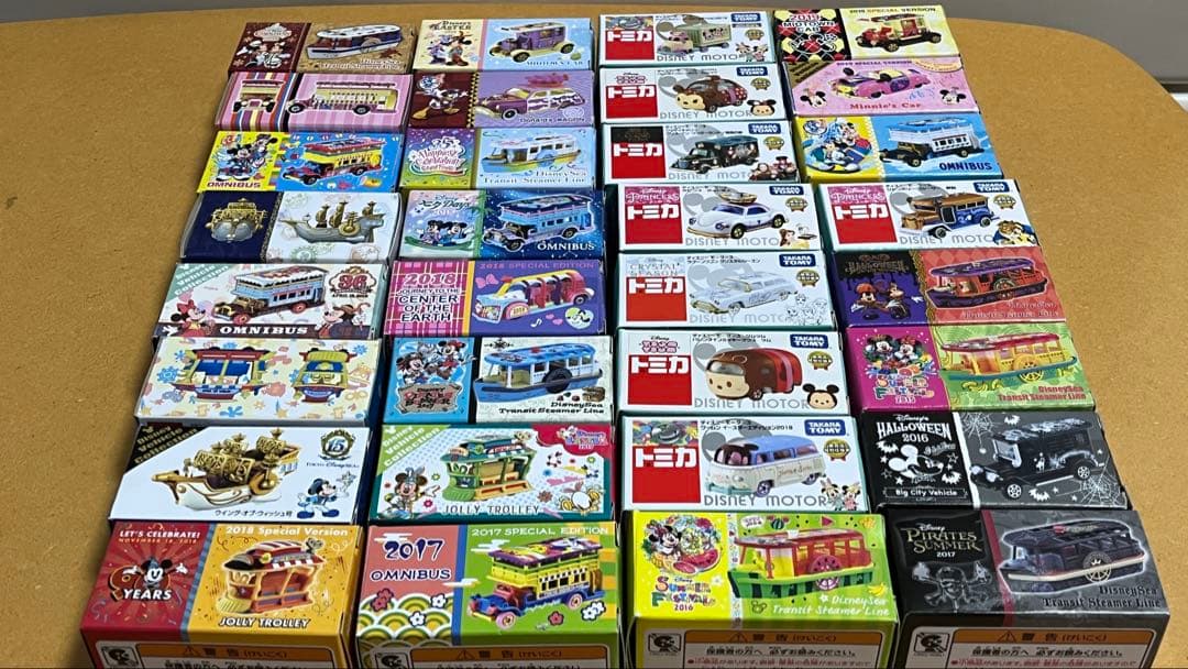 ディズニーリゾート他限定トミカ34台