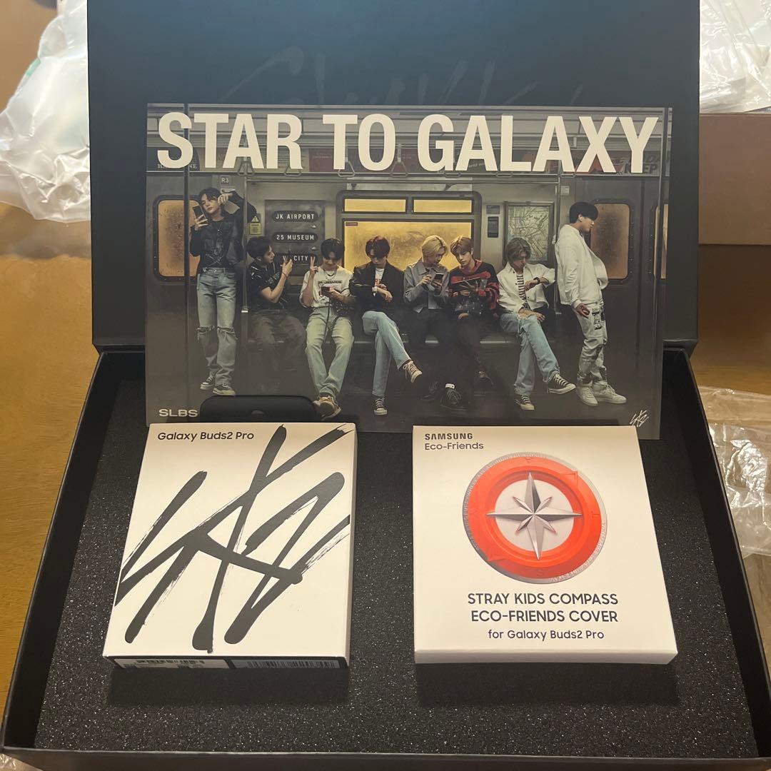 ひよこもち　stray kids galaxy イヤホン＋ケース