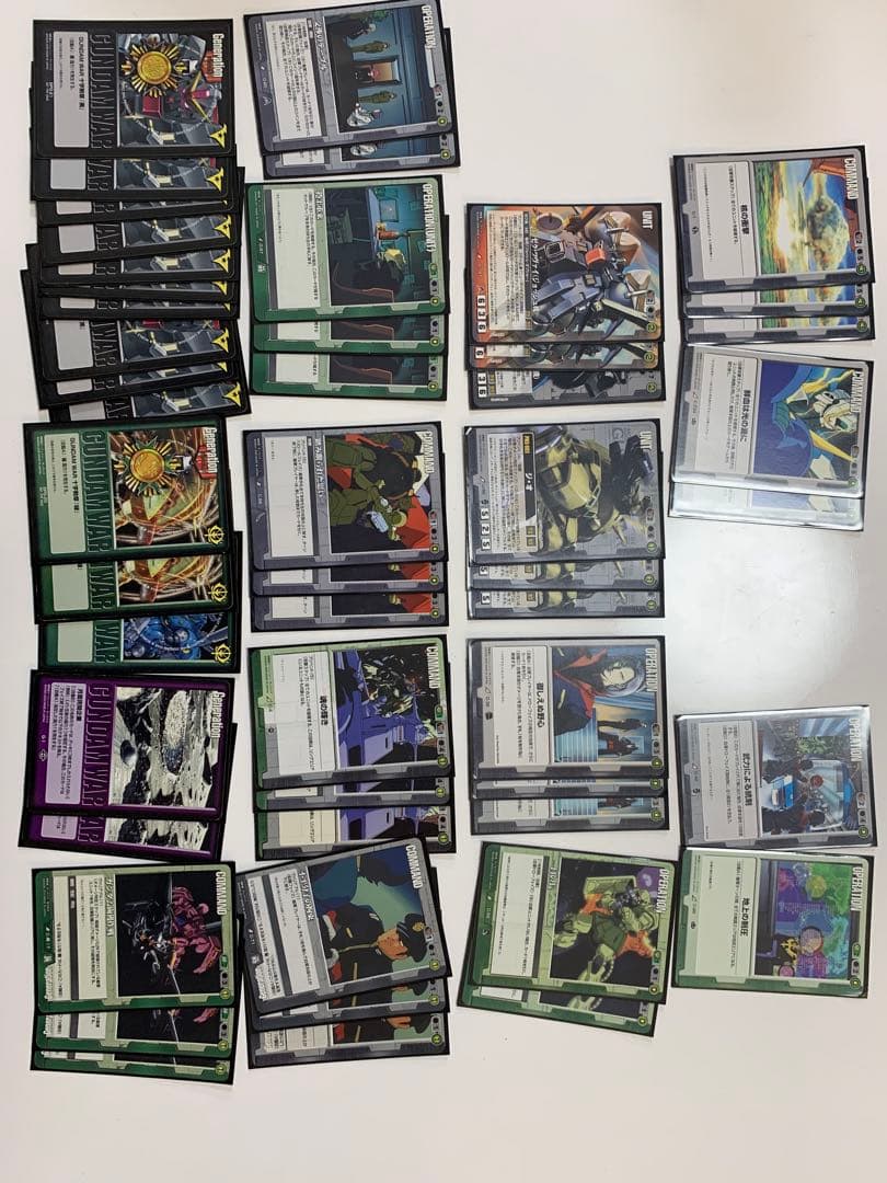 ガンダムウォー　tcg デッキまとめ