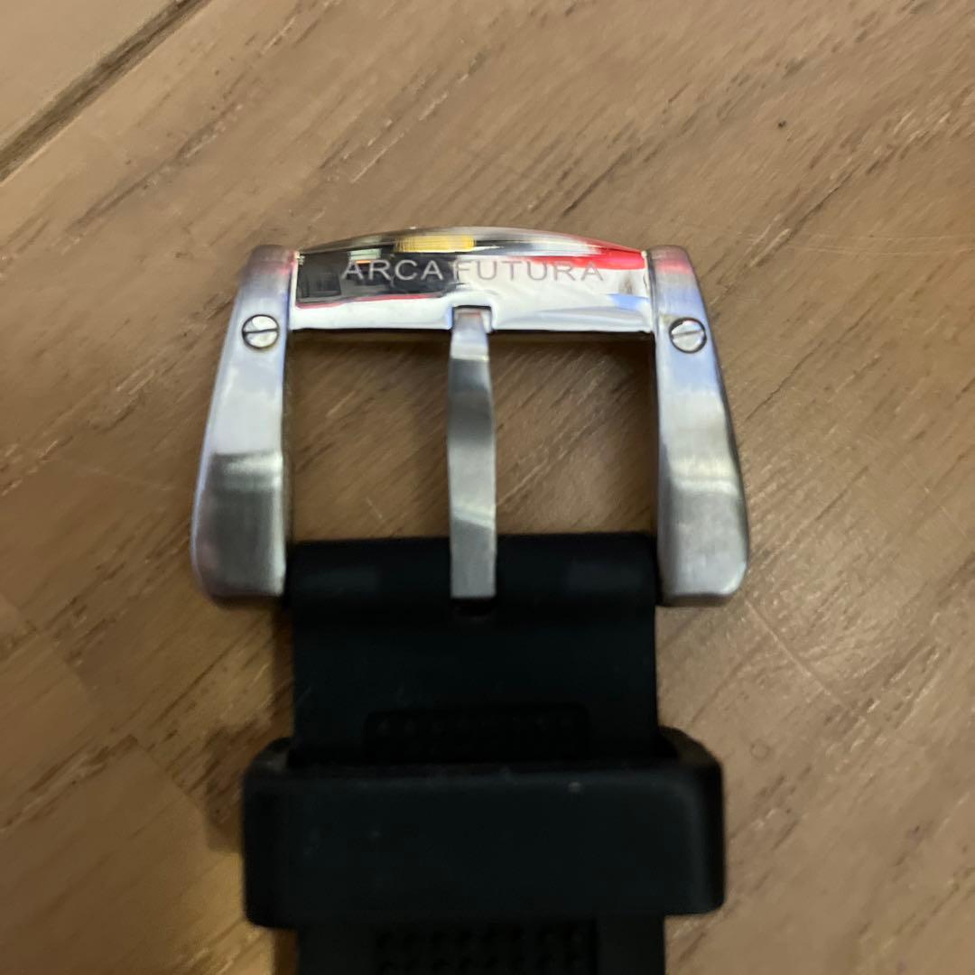 ARCAFUTURA 自動巻き腕時計 スケルトン 22272SKBKRM