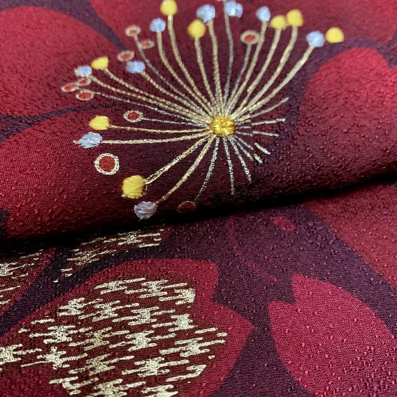 601z11,412y1,510u7,小物類〇モダン 振袖 やや身幅広め〇美品