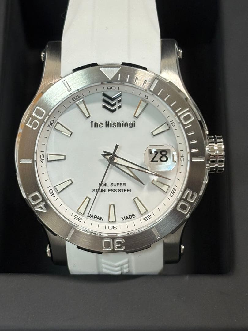【極美品】The Nishiogi ニシオギ ステンレススチール ホワイトラバー