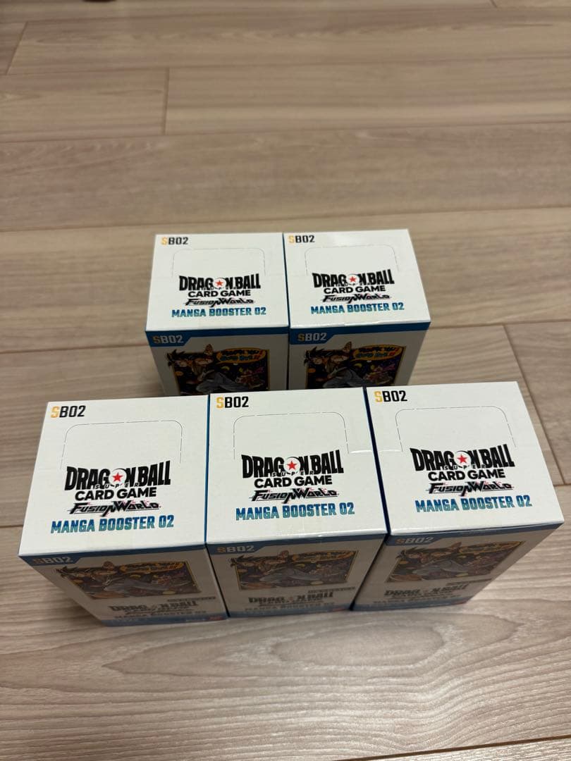ドラゴンボール　新品未開封　MANGA BOOSTER 02 5Box