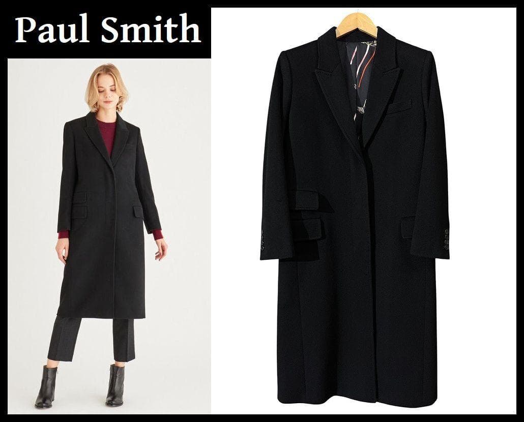 専用　美品 ポールスミス 22AW ピュア カシミヤ チェスター コート L