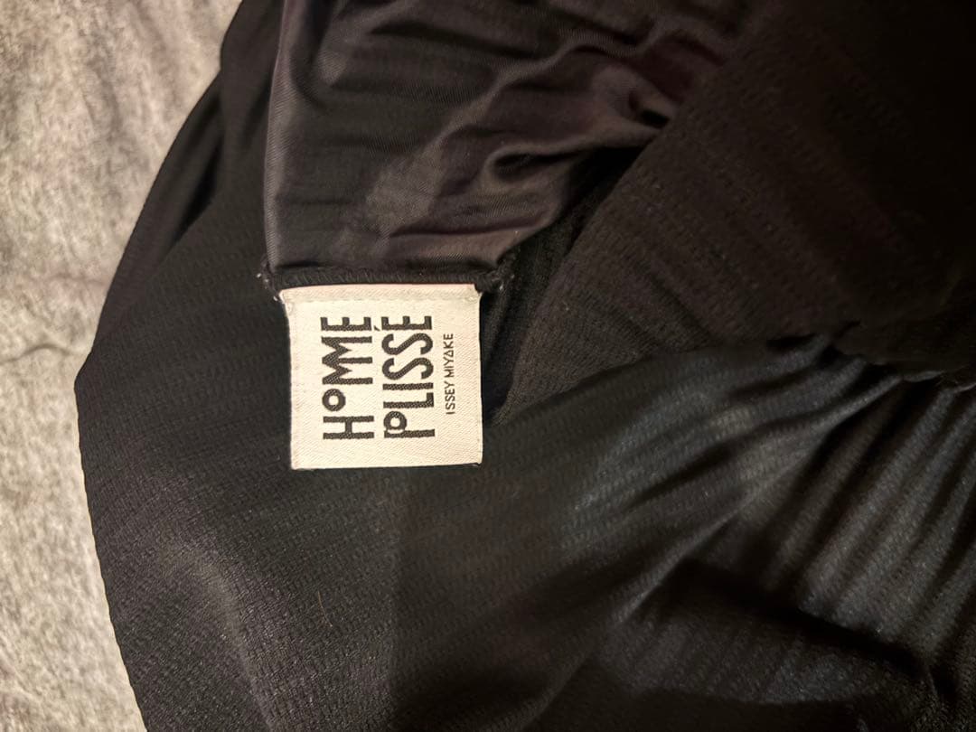 HOMME PLISSE ブラック　issey miyake