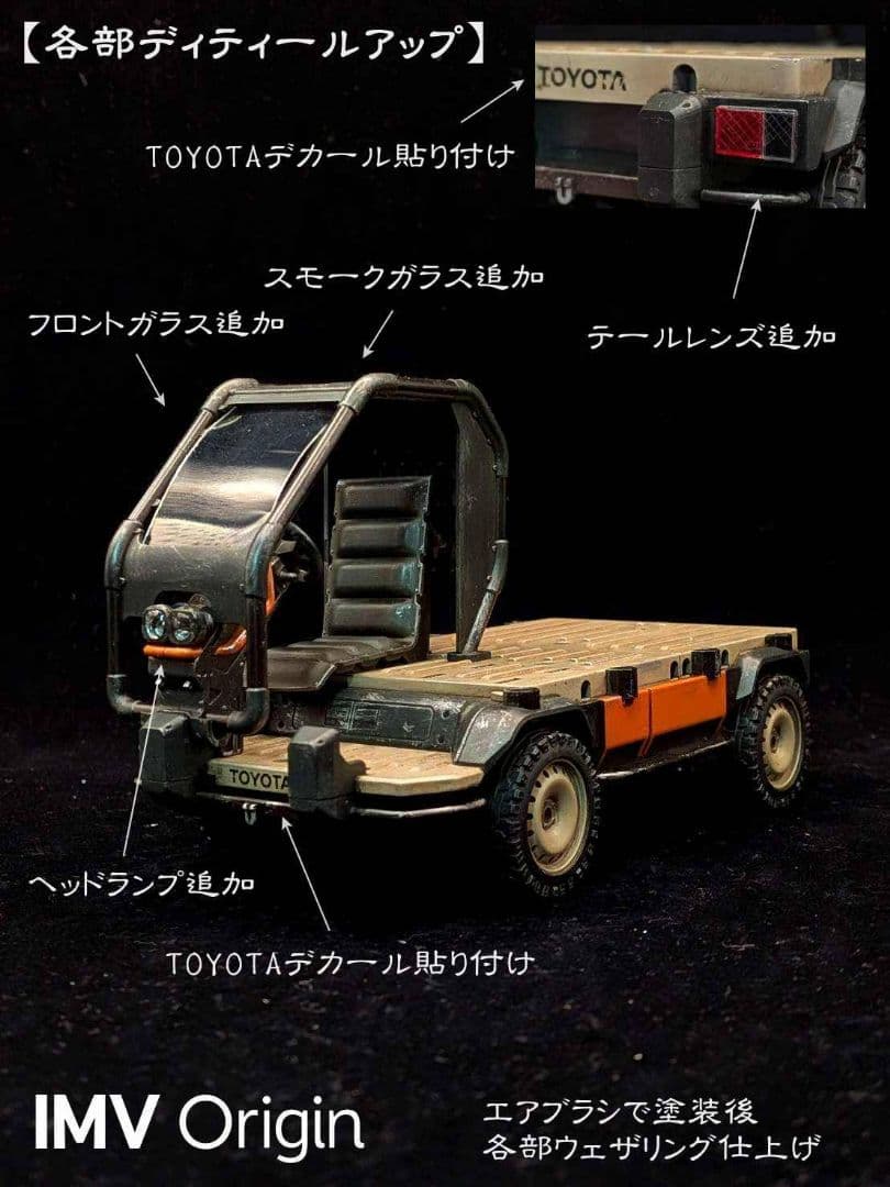 IMV Origin 全塗装 ディティールアップ 完成品 JMS2025 トヨタ