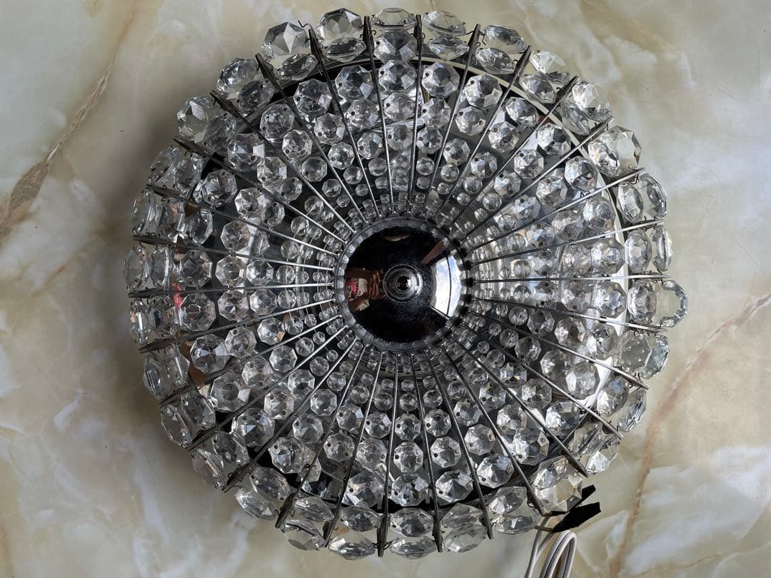 昭和レトロ＊ライト＊ヴィンテージ＊クリスタルシーリングライト＊キャバレー＊照明