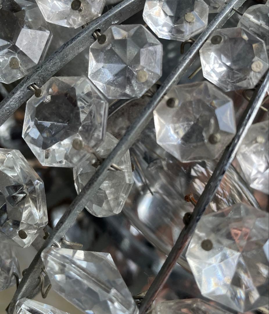 昭和レトロ＊ライト＊ヴィンテージ＊クリスタルシーリングライト＊キャバレー＊照明