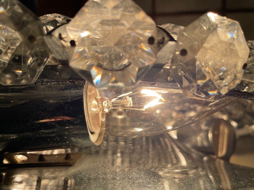 昭和レトロ＊ライト＊ヴィンテージ＊クリスタルシーリングライト＊キャバレー＊照明