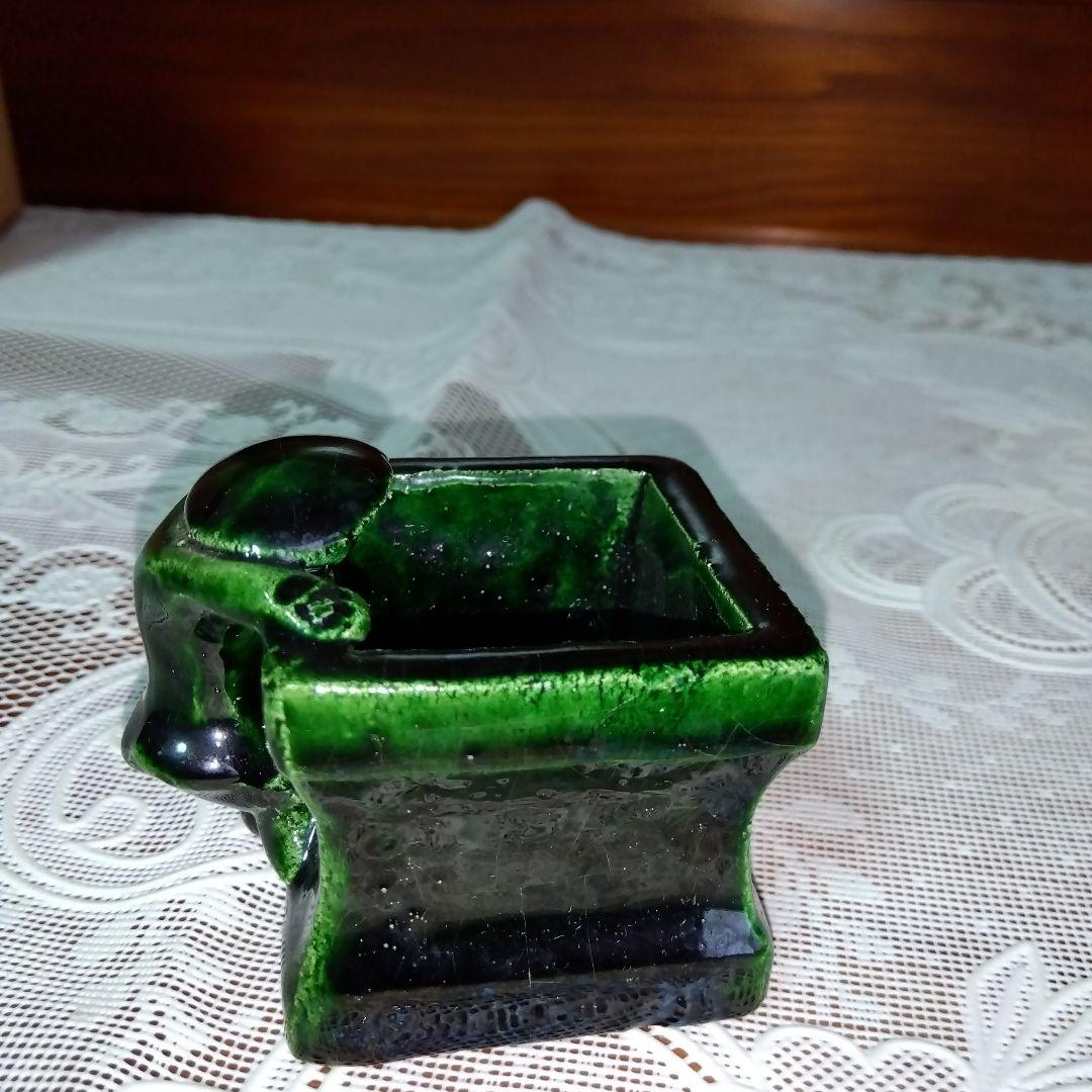 ✢✢美品・茶道具・七種蓋置・和楽造・楽七種・織部焼・共箱付き