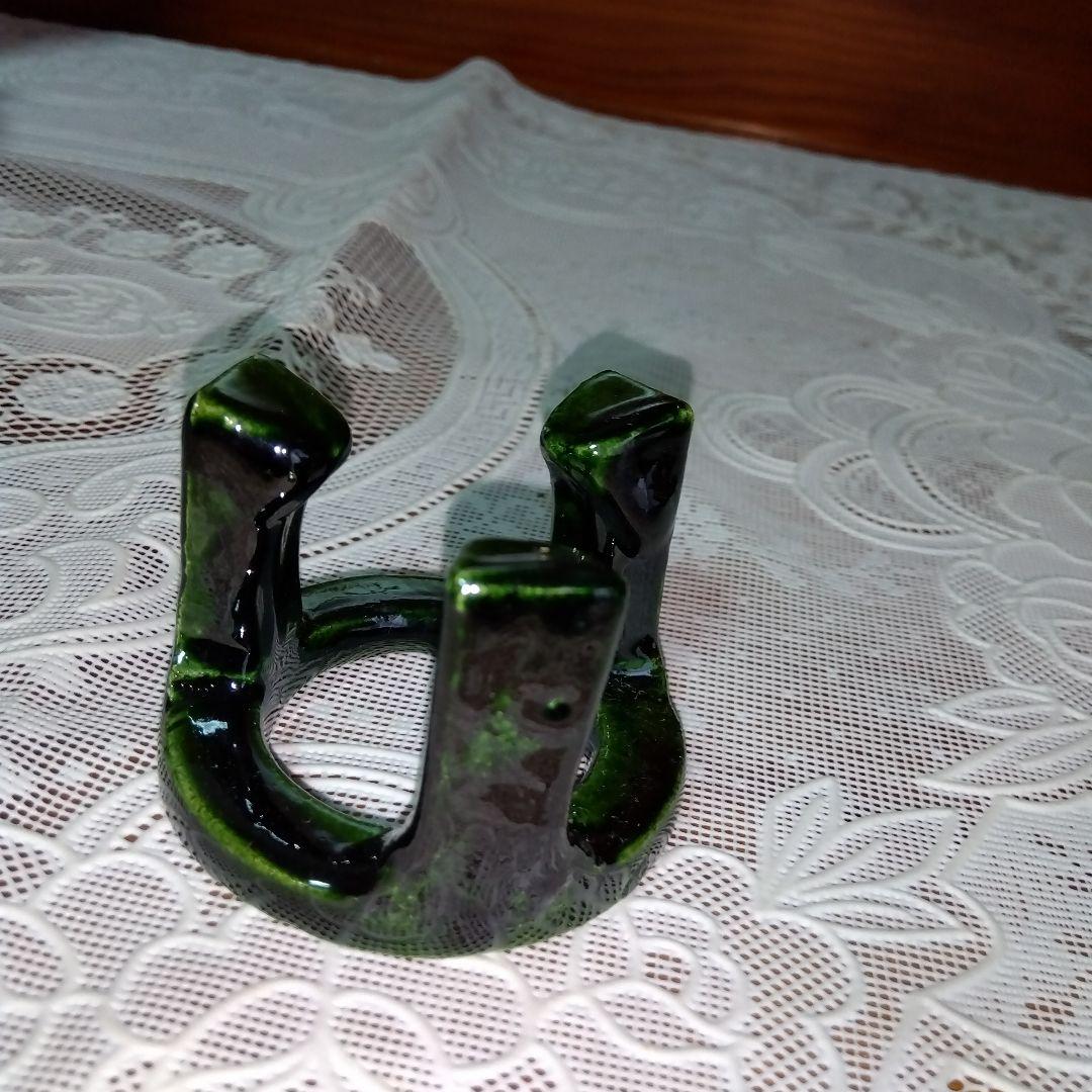 ✢✢美品・茶道具・七種蓋置・和楽造・楽七種・織部焼・共箱付き