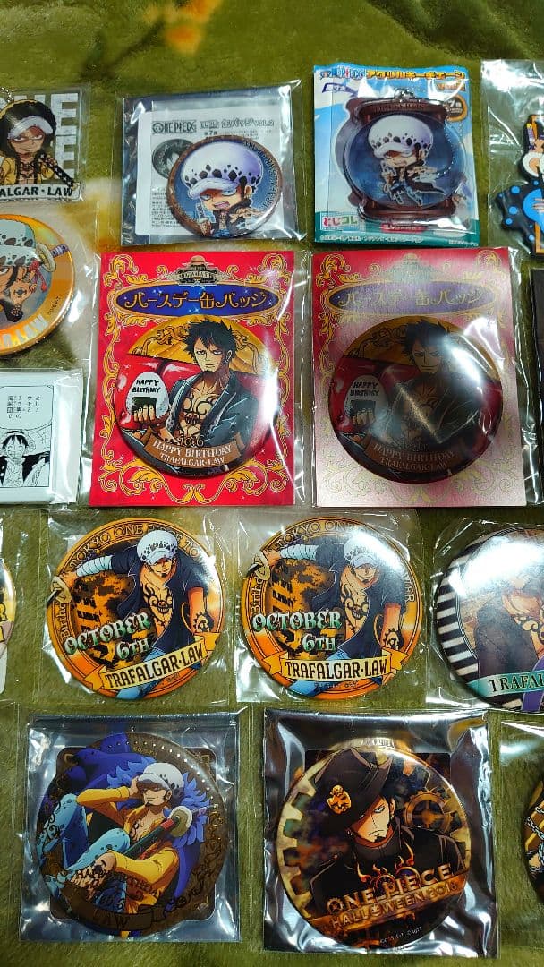 ワンピース　トラファルガー・ロー 缶バッジ まとめ売り