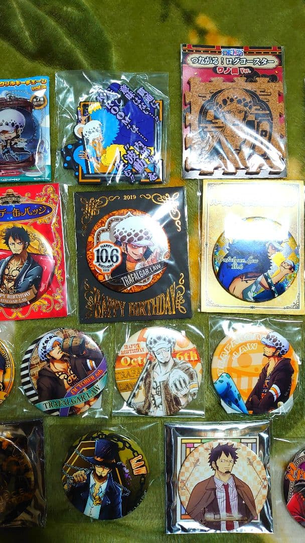 ワンピース　トラファルガー・ロー 缶バッジ まとめ売り