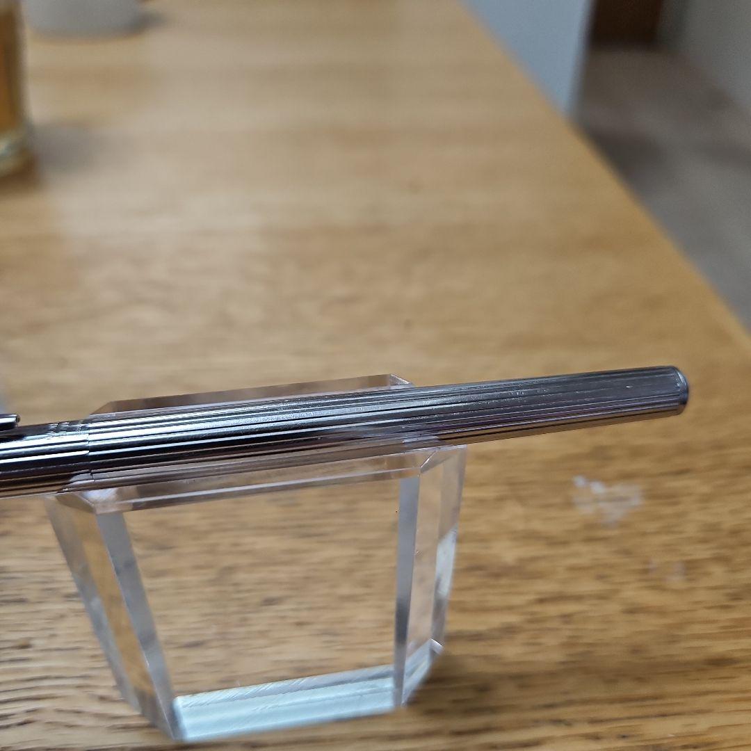 MONTBLANC モンブラン 万年筆 ノブレス プラチナ ストライプCBつき