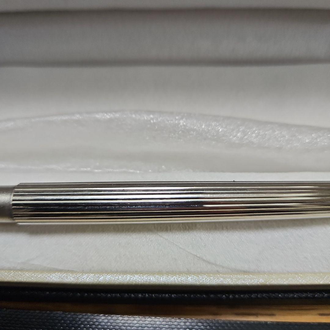 MONTBLANC モンブラン 万年筆 ノブレス プラチナ ストライプCBつき