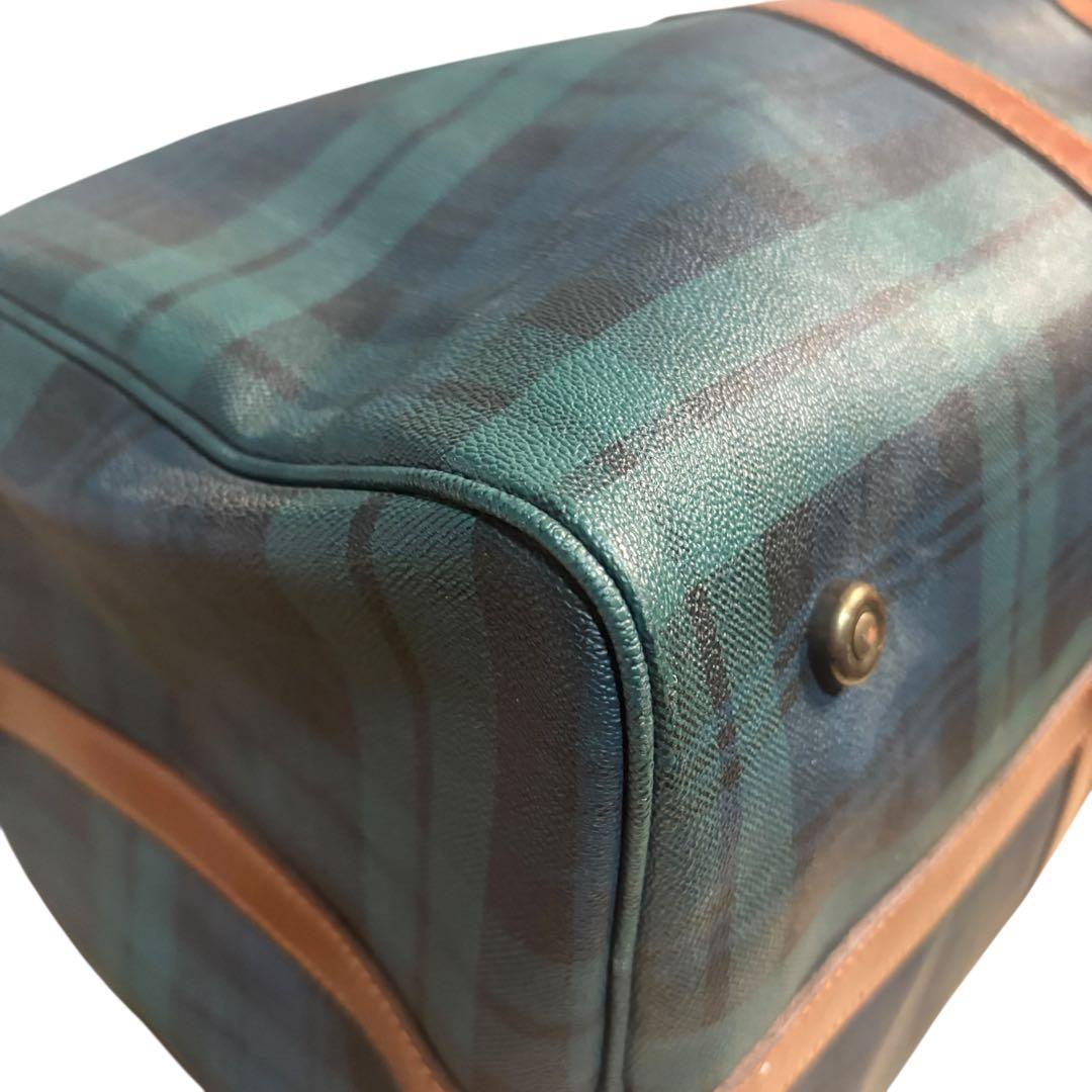 美品 ポロラルフローレン ボストンバッグ 2way チェック PVC 大容量