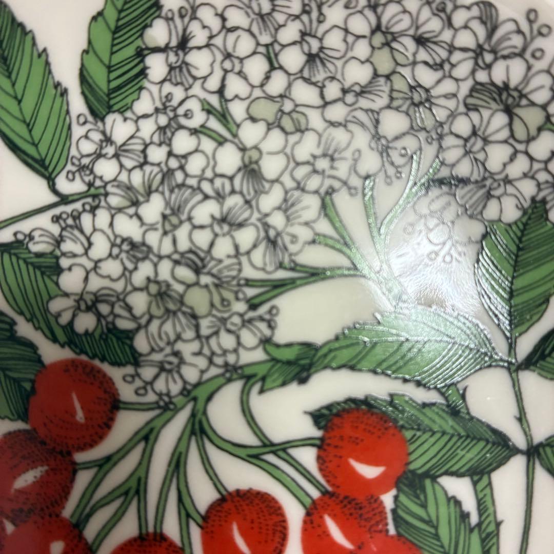 Arabia　ボタニカ　Sorbus aucuparia　ミニプレート　絵皿