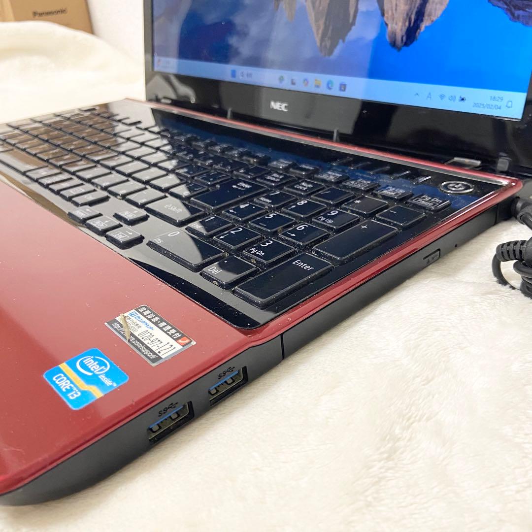 快適！新品SSD！NEC Lavie Intel Core i3 大画面！