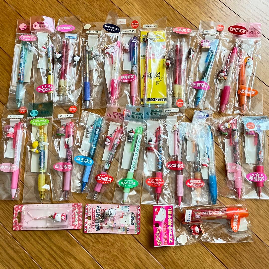 あ*い様 HELLO KITTY ハローキティ ご当地 シャーペン等　86個まと