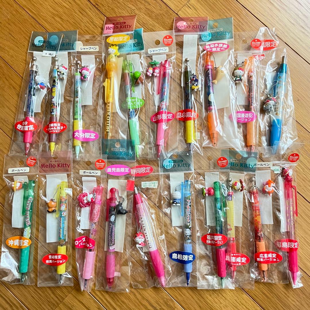 あ*い様 HELLO KITTY ハローキティ ご当地 シャーペン等　86個まと