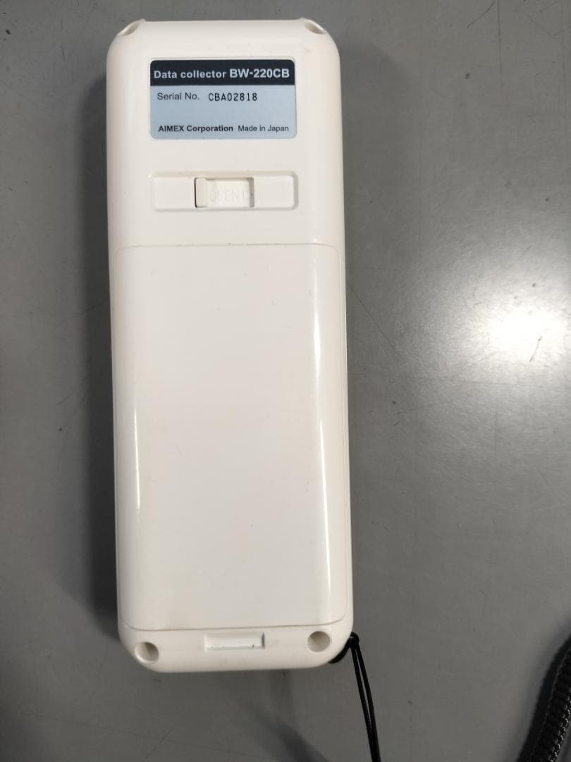 美品ウェルコム バーコードリーダー テンキー付データコレクタ BW-220-CB
